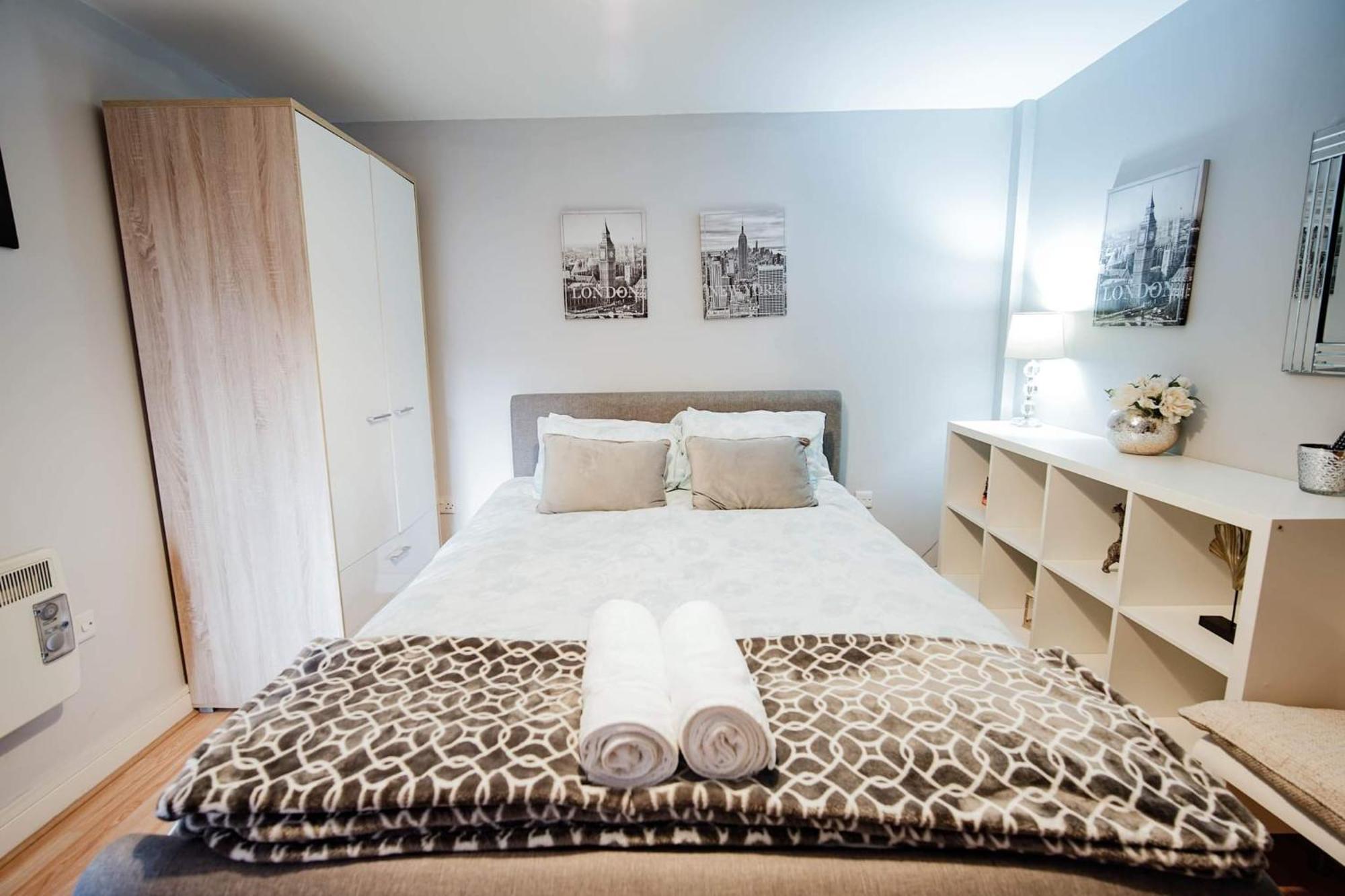 Modern Central Penthouse - 1 Secureparking リヴァプール 部屋 写真